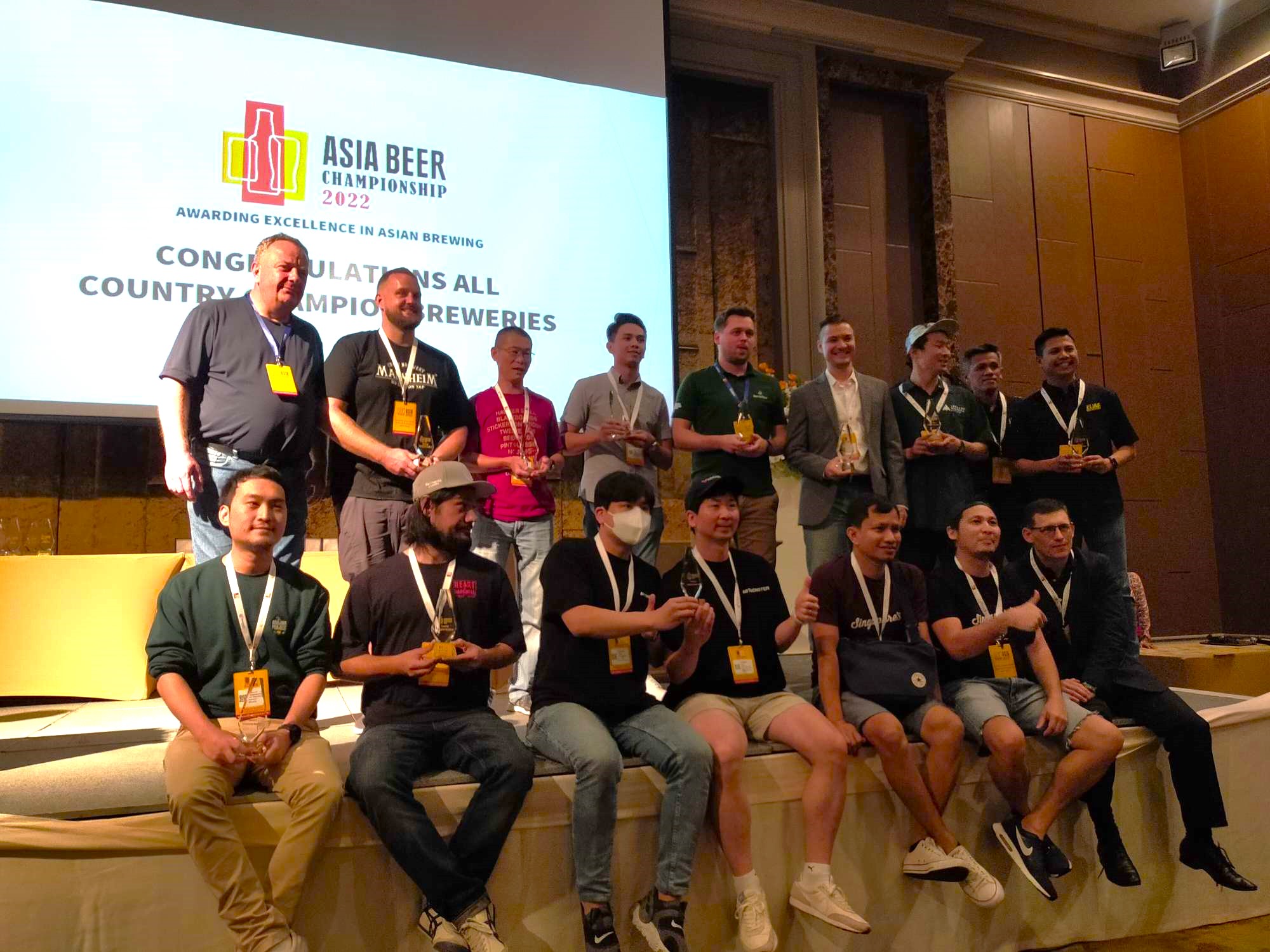 Winners of Asia Beer Championships 2022
