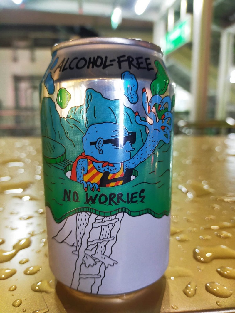 Can of No Worries from Lervig Brewery