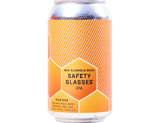 Can of Safety Glasses Non-alcoholic IPA