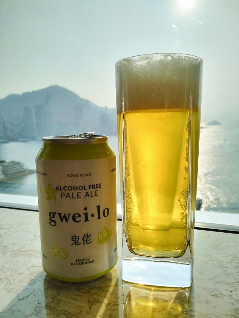 Can of Alcohol Free Pale Ale from Gweilo Hong Kong.