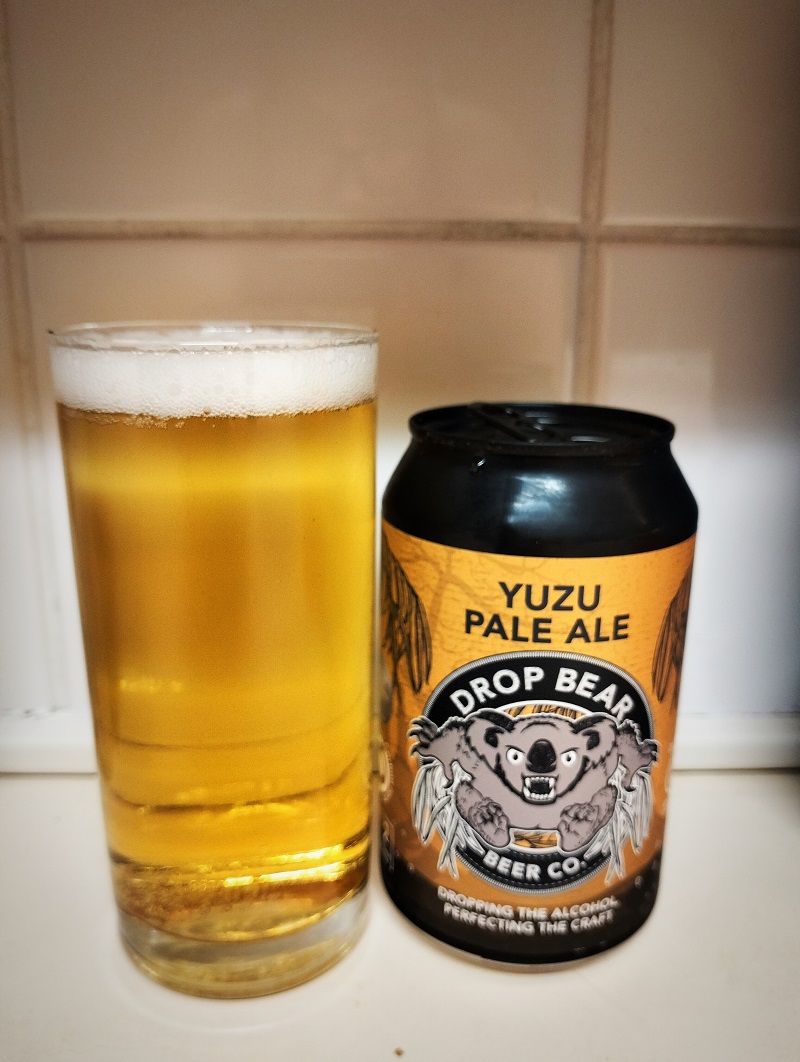 A can of Yuzu Pale Ale from Drop Bear Beer