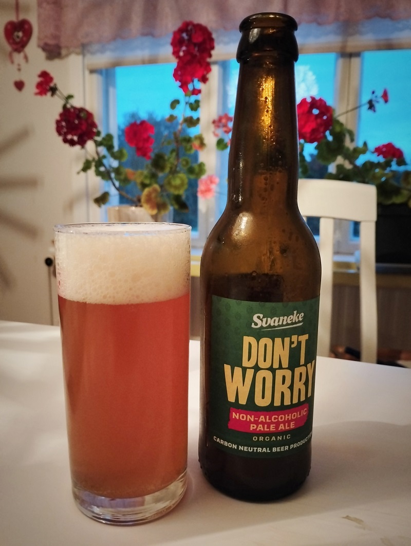 Bottle of Don´t Worry Pale Ale from Svaneke Bryghus